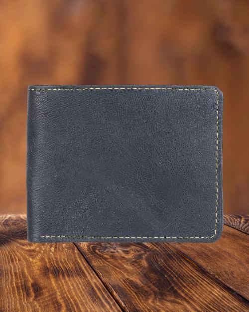 Textured Bi-Fold Wallet