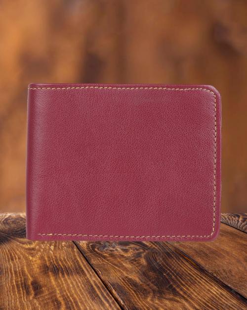 Textured Bi-Fold Wallet