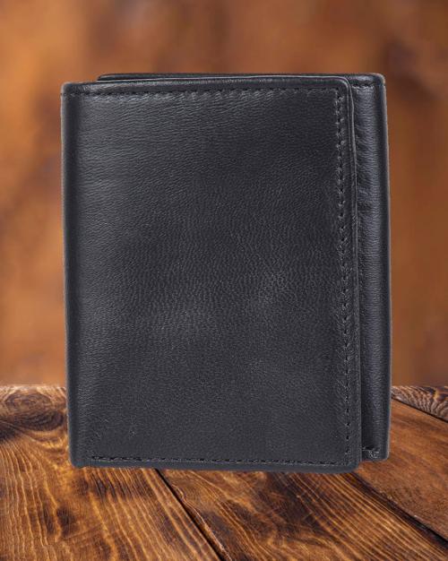 Textured Tri-Fold Wallet