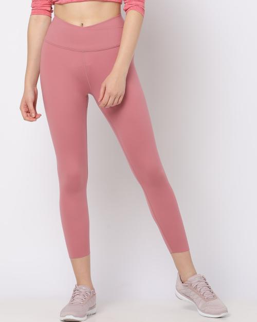 Gosculpt Wrap-Front Scalloped Leggings