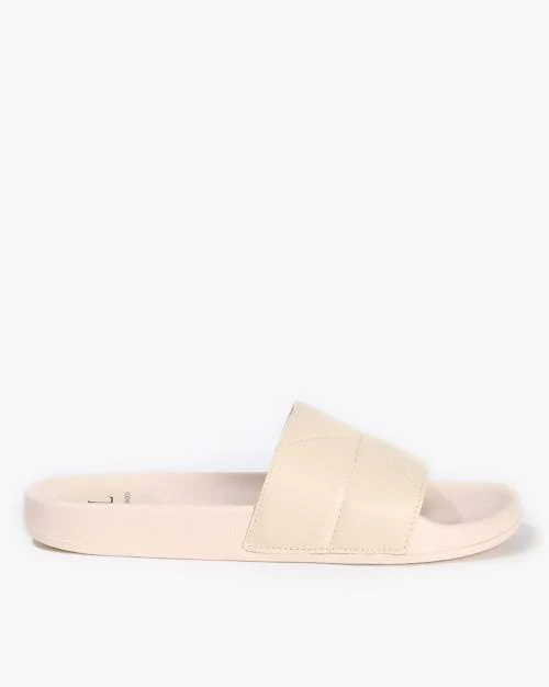 Quilted Slip-On Slides