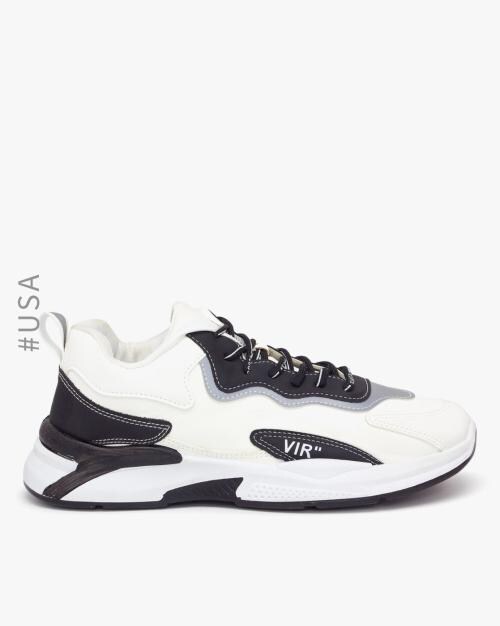 Buy Men Panelled Lace-Up Sneakers Online at Best Prices in India - JioMart.