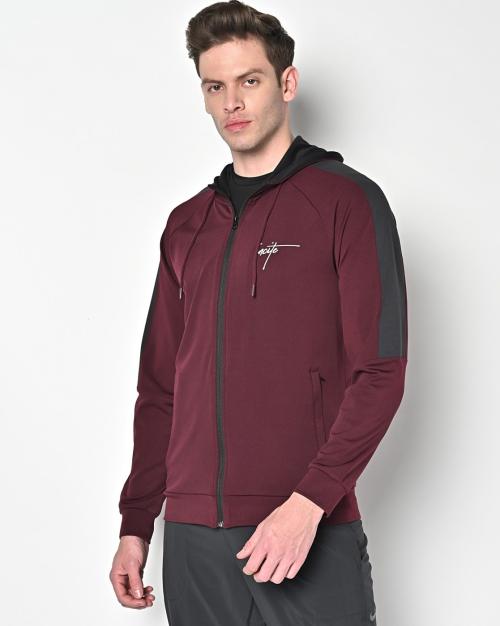 Buy Colourblock ZipFront Hoodie Online at Best Prices in India JioMart.