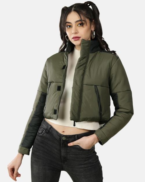Zip-Front Short Jacket