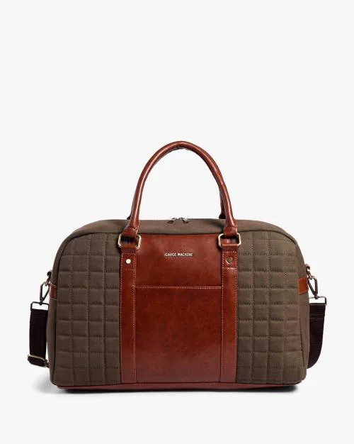 Buy Quilted Duffle Bag with Detachable Strap Online at Best Prices in