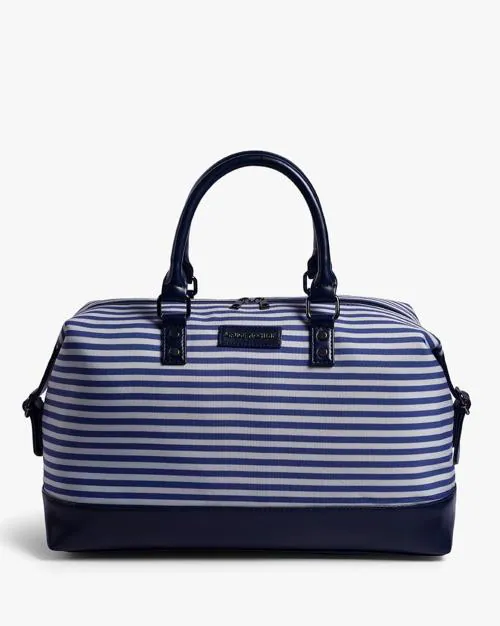 Striped Duffle Bag