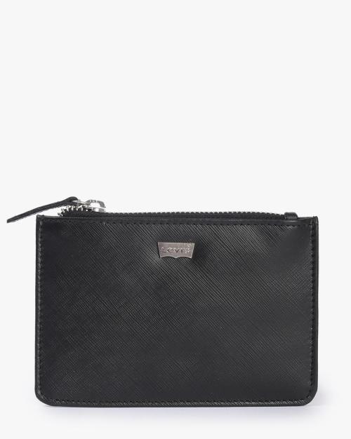 Coin Pouch with Metal Logo