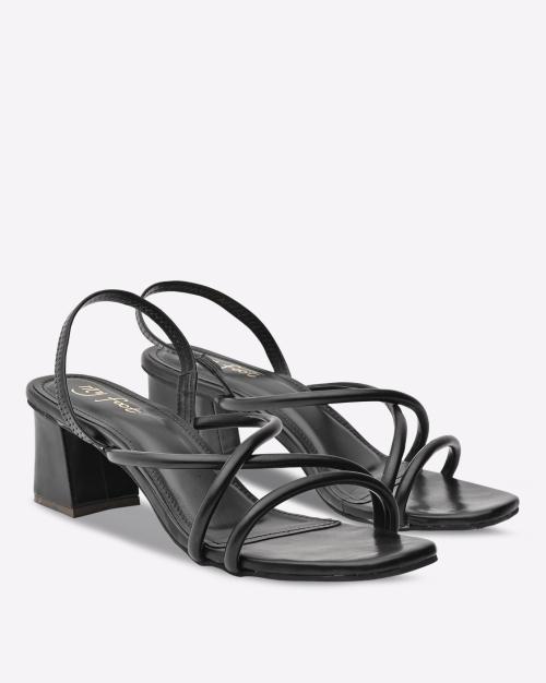 Chunky Heeled Sandals with Slingback JioMart