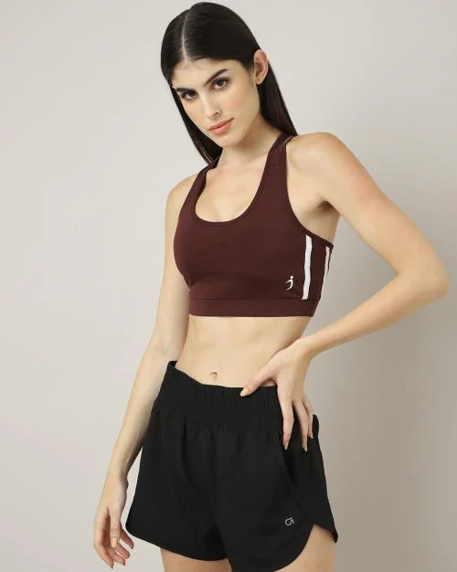 Buy Racerback Sports Bra with Contrast Taping Online at Best Prices in India JioMart.