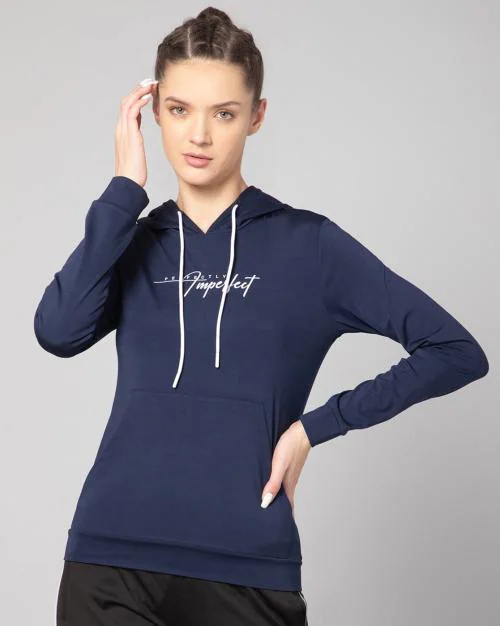 Inci women sweatshirts hoodies navy xs