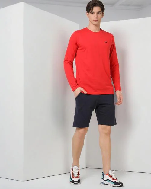 Garc men coord sets, red/navy, s