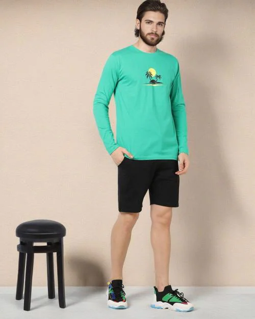 Garc men coord sets black/green s