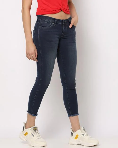 Lightly Washed Skinny Fit Jeans