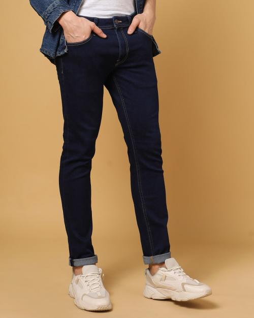 Low-Rise Slim Fit Jeans
