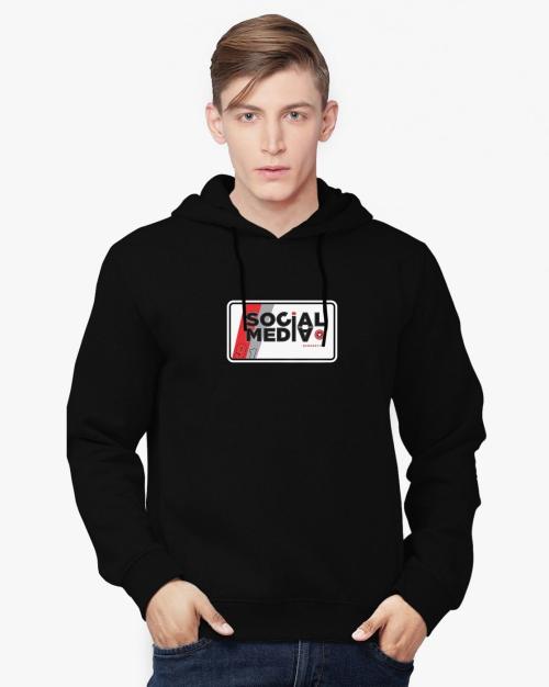 Typographic Print Hoodie