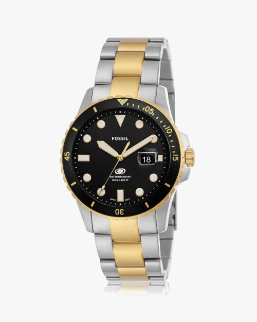 Men FS5951 Analogue Watch with Stainless Steel Strap