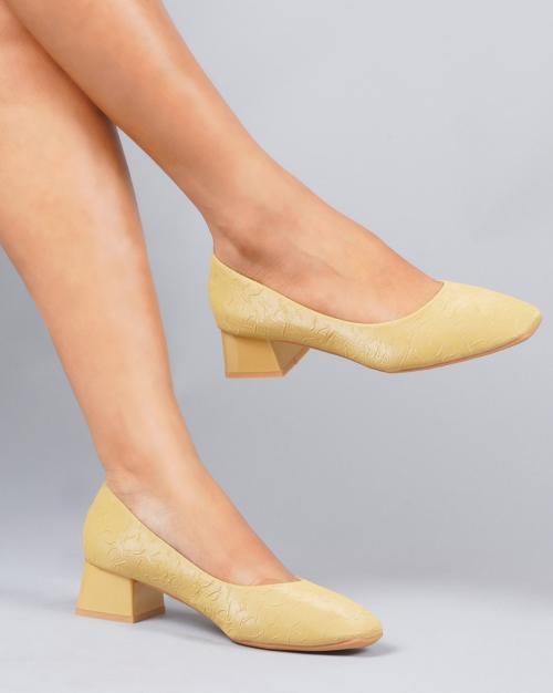 Square -Toe Block Heels