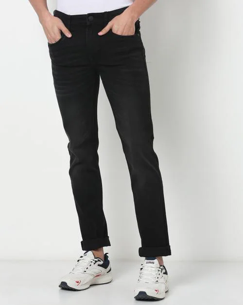 Lightly Washed Skinny Jeans