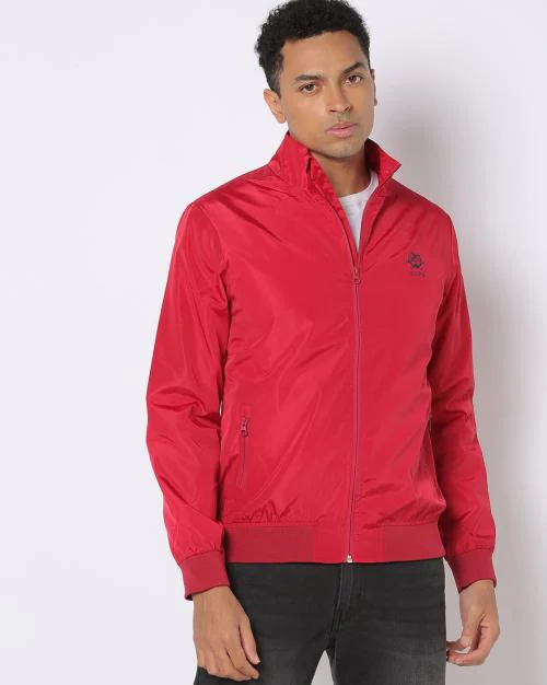 Zip-Front Bomber Jacket