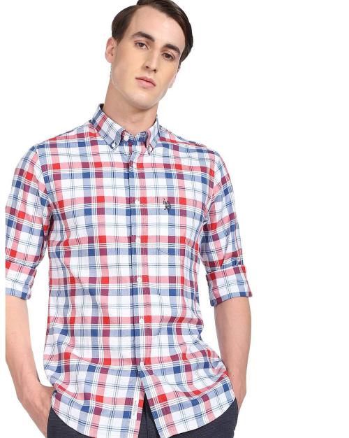 Checked Full-Sleeves Shirt