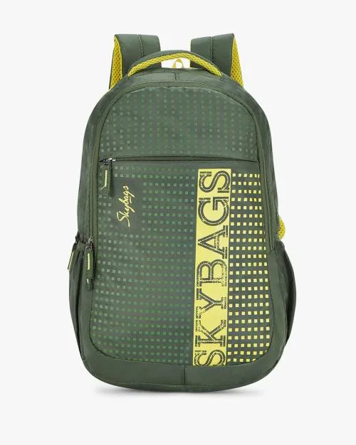 Logo Print Backpack