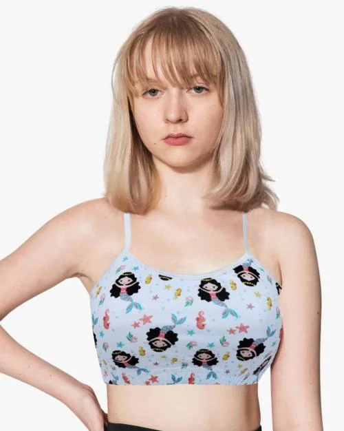 Printed Non-Padded Beginners Bra