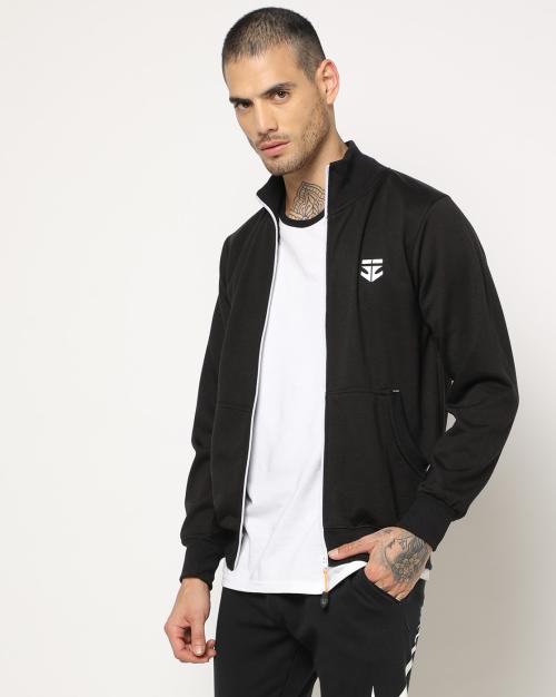 Zip-Front Track Jacket