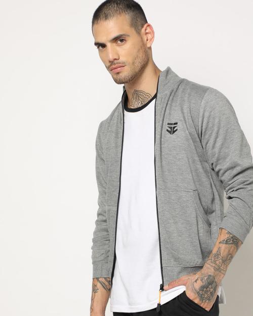 Zip-Front Track Jacket