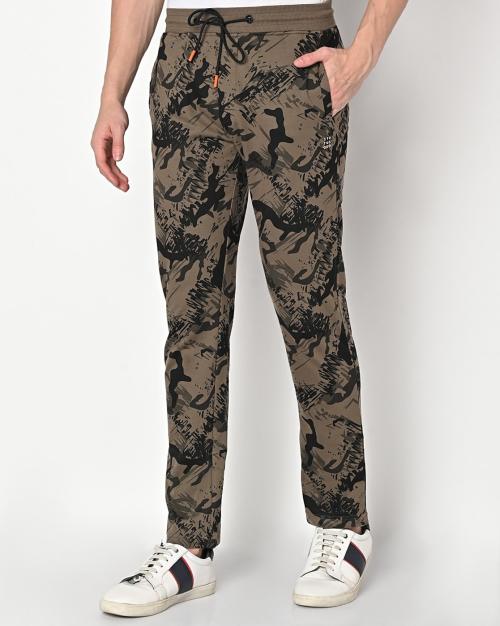 Men Camouflage Print Track Pants