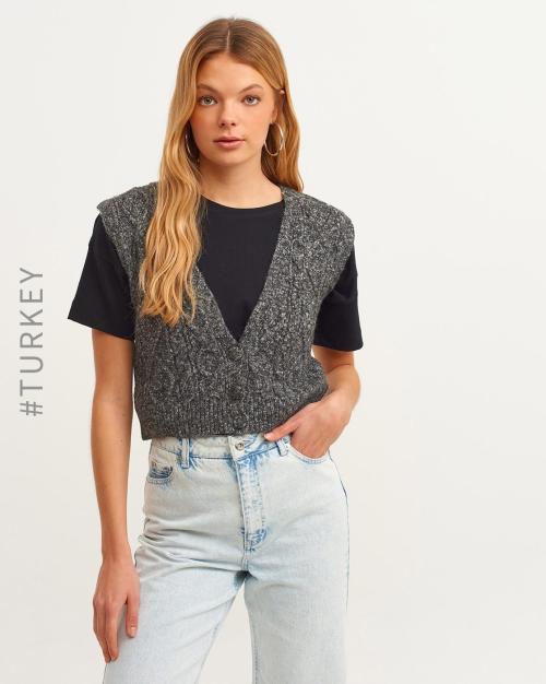 Knitted Crop Pullover