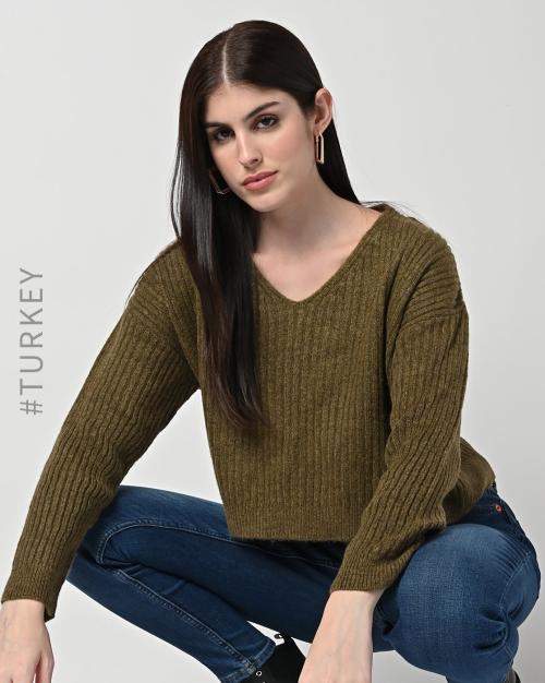 Knitted Round-Neck Pullover