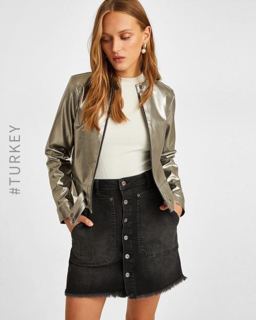 Zip-Front Bomber Jacket