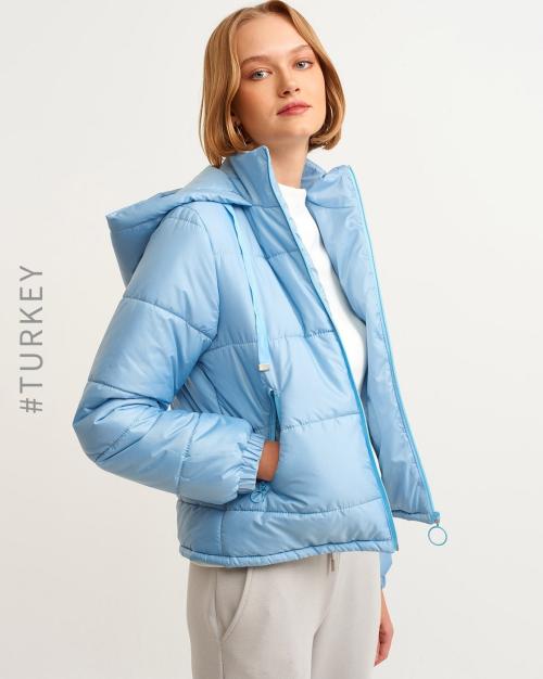 Quilted Zip-Front Puffer Jacket