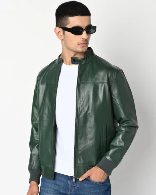 Genuine Leather Biker Jacket