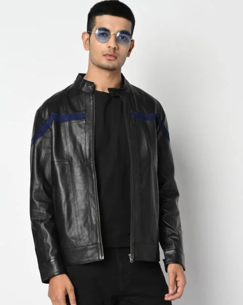 Genuine Leather Biker Jacket