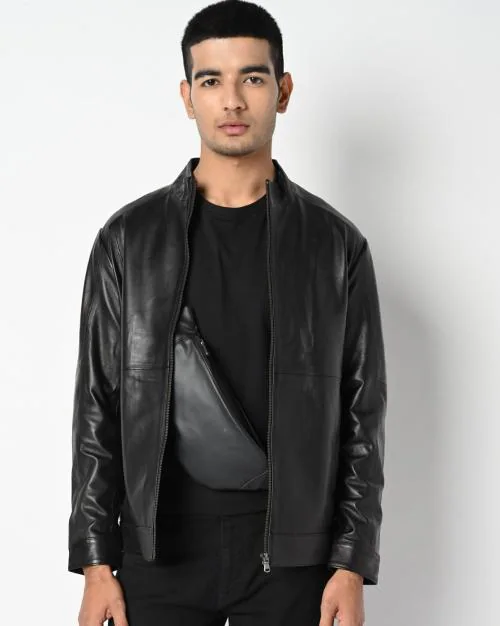Genuine Leather Biker Jacket