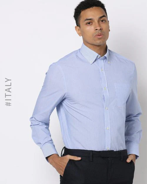 Buy Striped ButtonDown Collar Shirt Online at Best Prices in India
