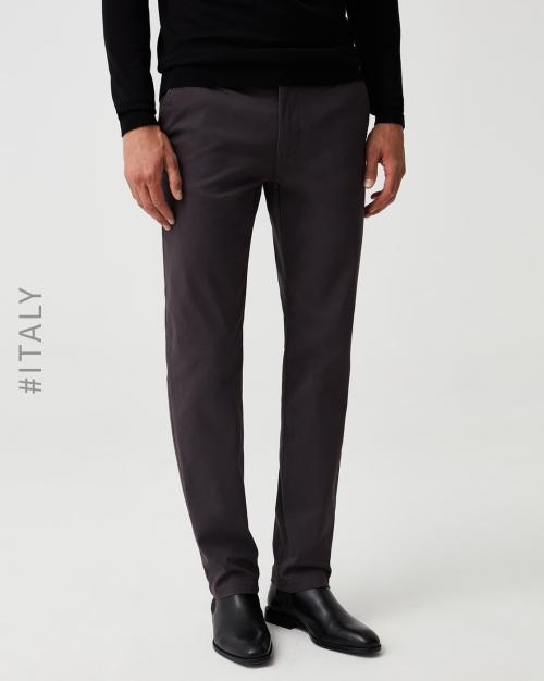 Mid-Rise Flat Front Chinos