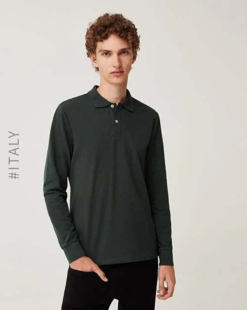 Regular Fit Cotton Polo T-Shirt