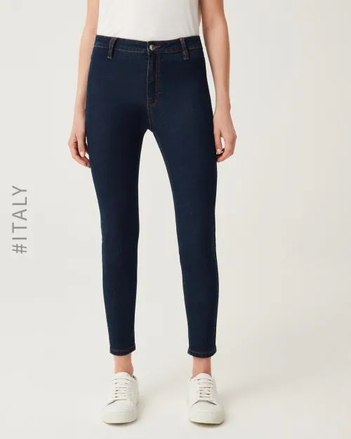 High-Rise Straight Jeggings