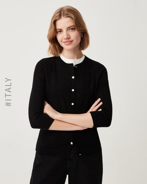 Knitted Button-Down Cardigan