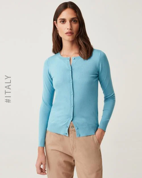 Button-Down Full-Sleeve Cardigan