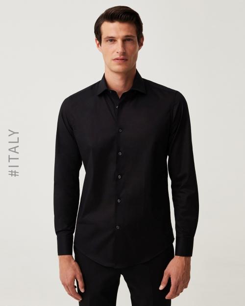 Spread Collar Full-Sleeve Shirt