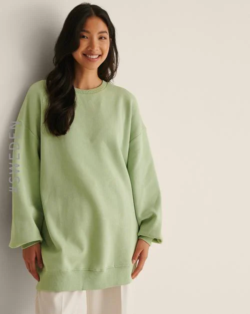 Oversized Drop-Shoulder Sweatshirt