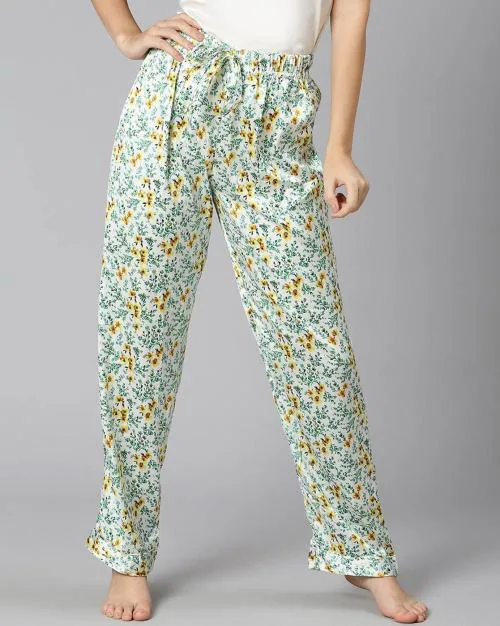 Printed Pyjamas with Elasticated Drawstring Waist