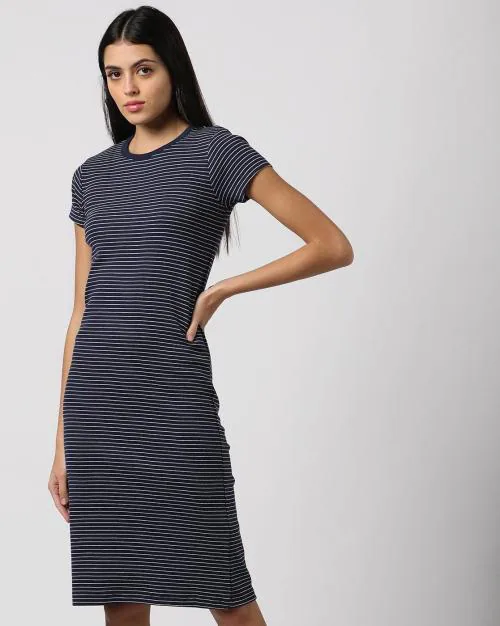 Striped Bodycon Dress