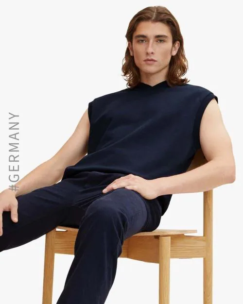 V-Neck Sleeveless Pullover