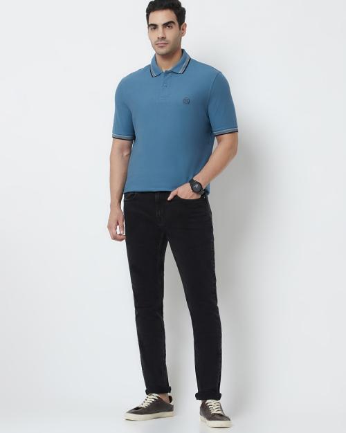 Polo T-Shirt with Contrast Tipping