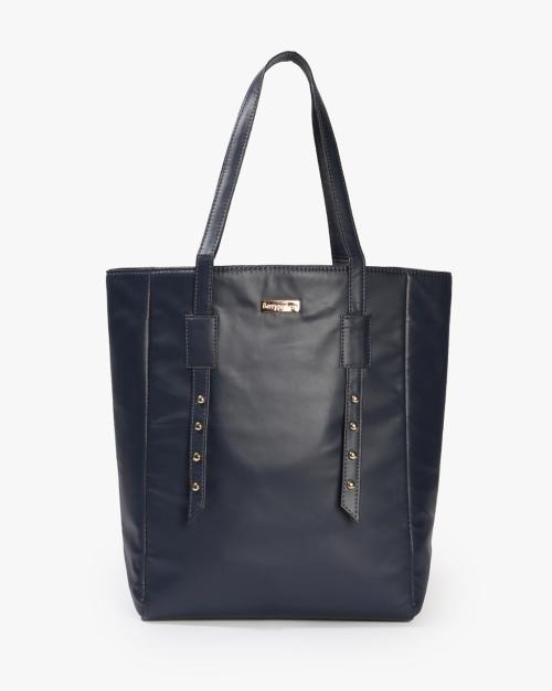 Tote Bag with Snap-Button Closure