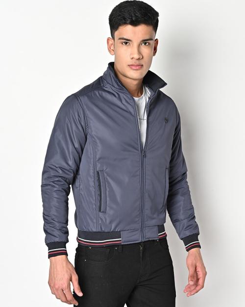 Bomber Jacket with Slip Pockets